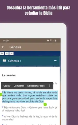 Biblia Lenguaje Actual TLA android App screenshot 14