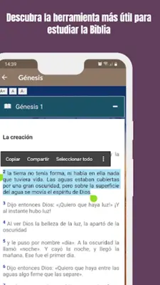 Biblia Lenguaje Actual TLA android App screenshot 22