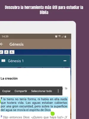 Biblia Lenguaje Actual TLA android App screenshot 6